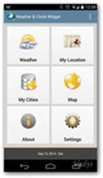   Android Weather & Clock Widget 4.1.1 | 2.1.1 + MOD (2014) Android